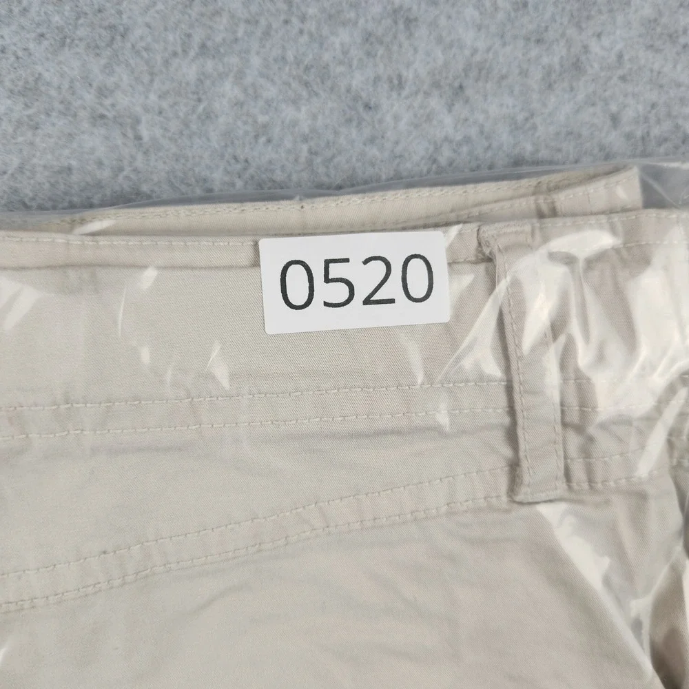 Vanilla Star Girls Tan‎ Khaki Cargo Pants Sz 14 Adjustable Waist Utility Stretch